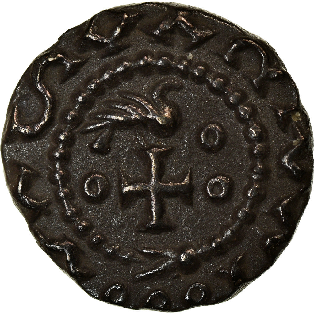 Coin, Great Britain, Anglo-Saxon, Sceat, 675-690, Pedigree, AU(50-53), Silver