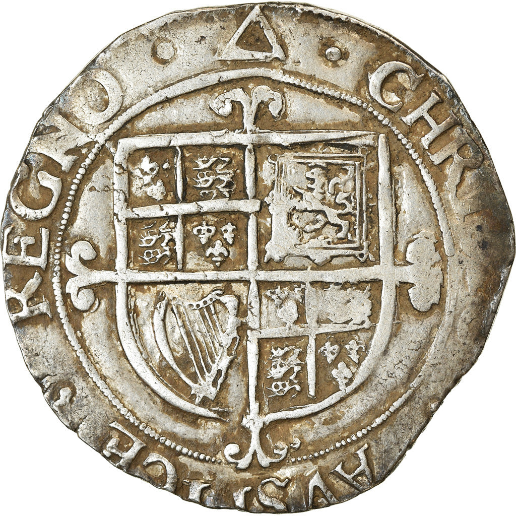 Monnaie, Grande-Bretagne, Charles I, Shilling, 1639-1640, Londres, TB+, Argent