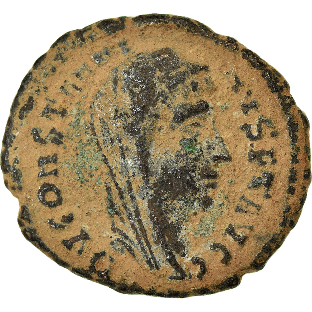 Coin, Divus Constantine I, Nummus, 347-348, Constantinople, VF(30-35), Bronze