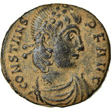 Coin, Constans, Nummus, 347-348, Thessalonica, EF(40-45), Bronze, RIC:100
