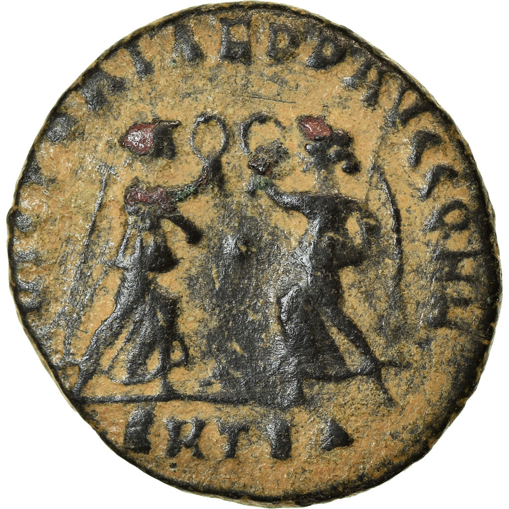 Coin, Constans, Nummus, 347-348, Thessalonica, EF(40-45), Bronze, RIC:100