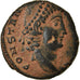Coin, Constantius II, Nummus, 337-347, Thessalonica, EF(40-45), Bronze, RIC:56