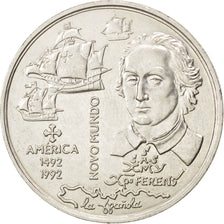 PORTUGAL, 200 Escudos, 1992, KM #660, MS(63), Copper-Nickel, 36, 20.96