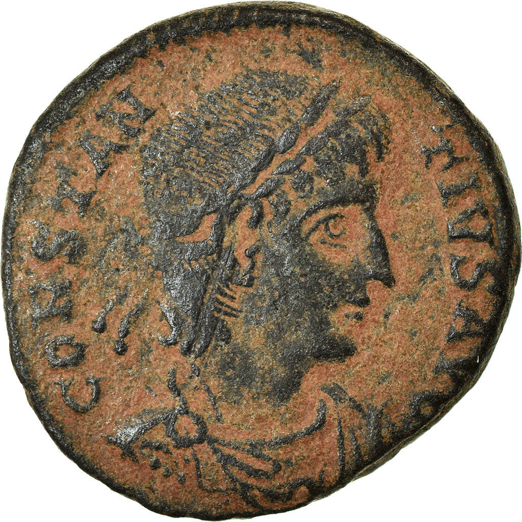 Coin, Constantius II, Nummus, 337-347, Antioch, EF(40-45), Bronze, RIC:44