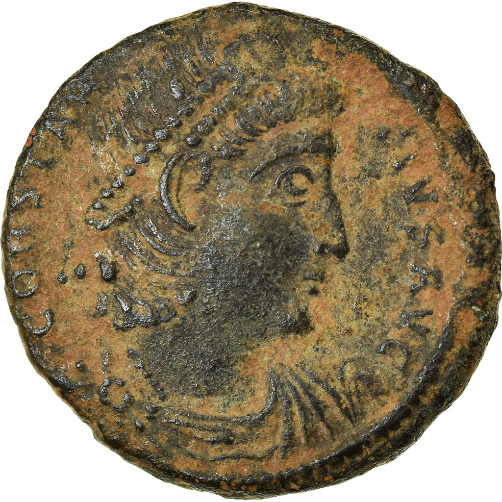 Coin, Constantius II, Nummus, 337-347, Antioch, VF(30-35), Bronze, RIC:49