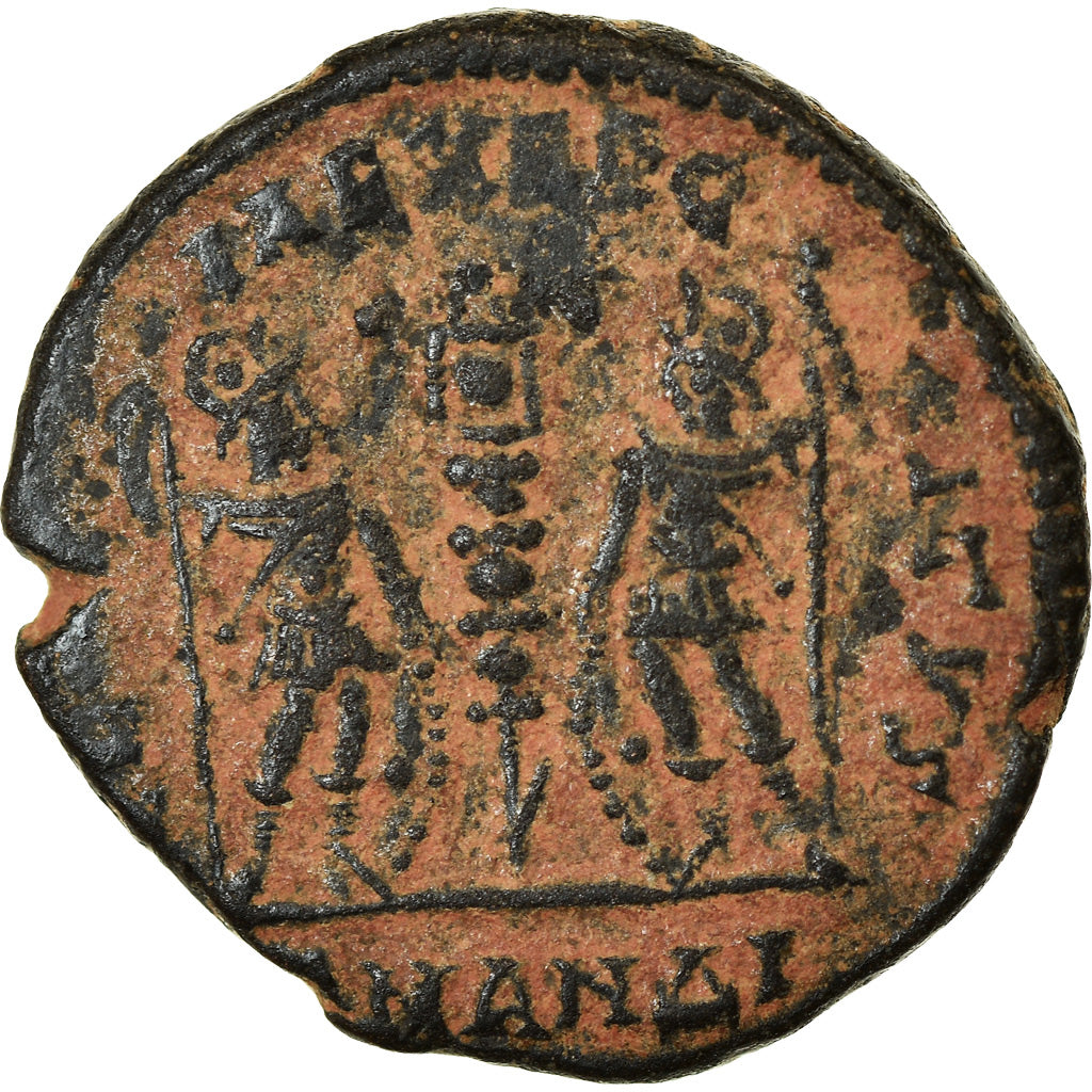 Coin, Constantius II, Nummus, 337-347, Antioch, EF(40-45), Bronze, RIC:49