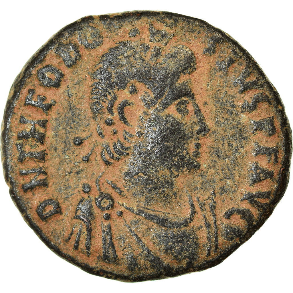 Moneta, Theodosius I, Nummus, 392-395, Antioch, EF(40-45), Bronze, RIC:68A