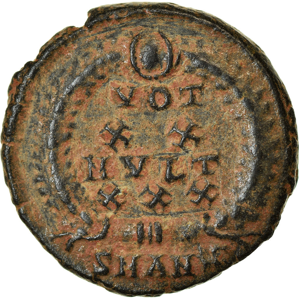 Coin, Constantius II, Nummus, 347-348, Antioch, AU(50-53), Bronze, RIC:113