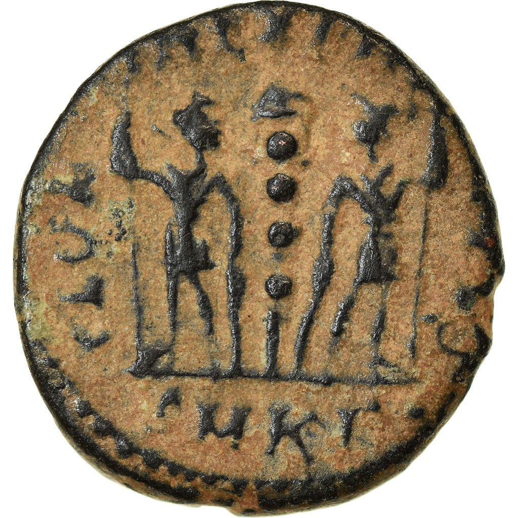 Coin, Constantius II, Nummus, 337-340, Kyzikos, VF(30-35), Bronze, RIC:21