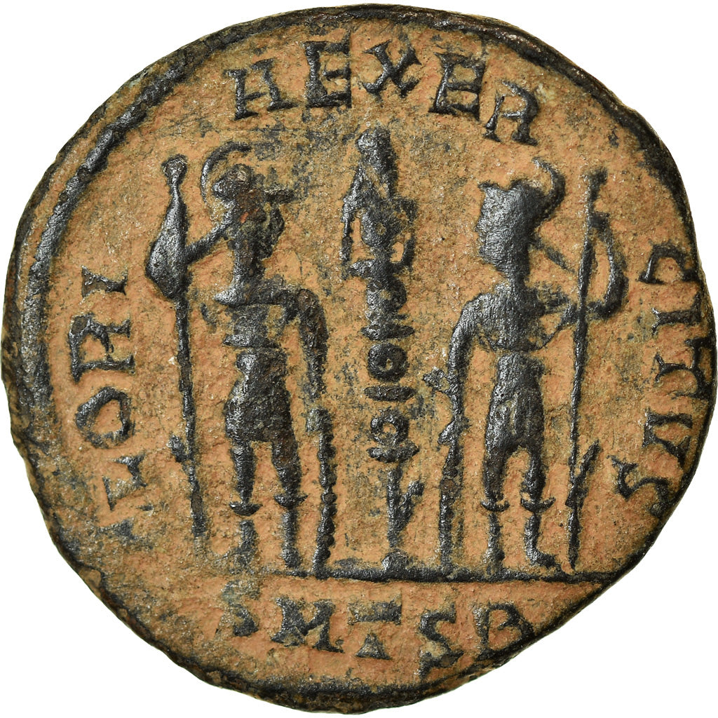 Coin, Constantine I, Nummus, 336-337, Thessalonica, EF(40-45), Bronze, RIC:223