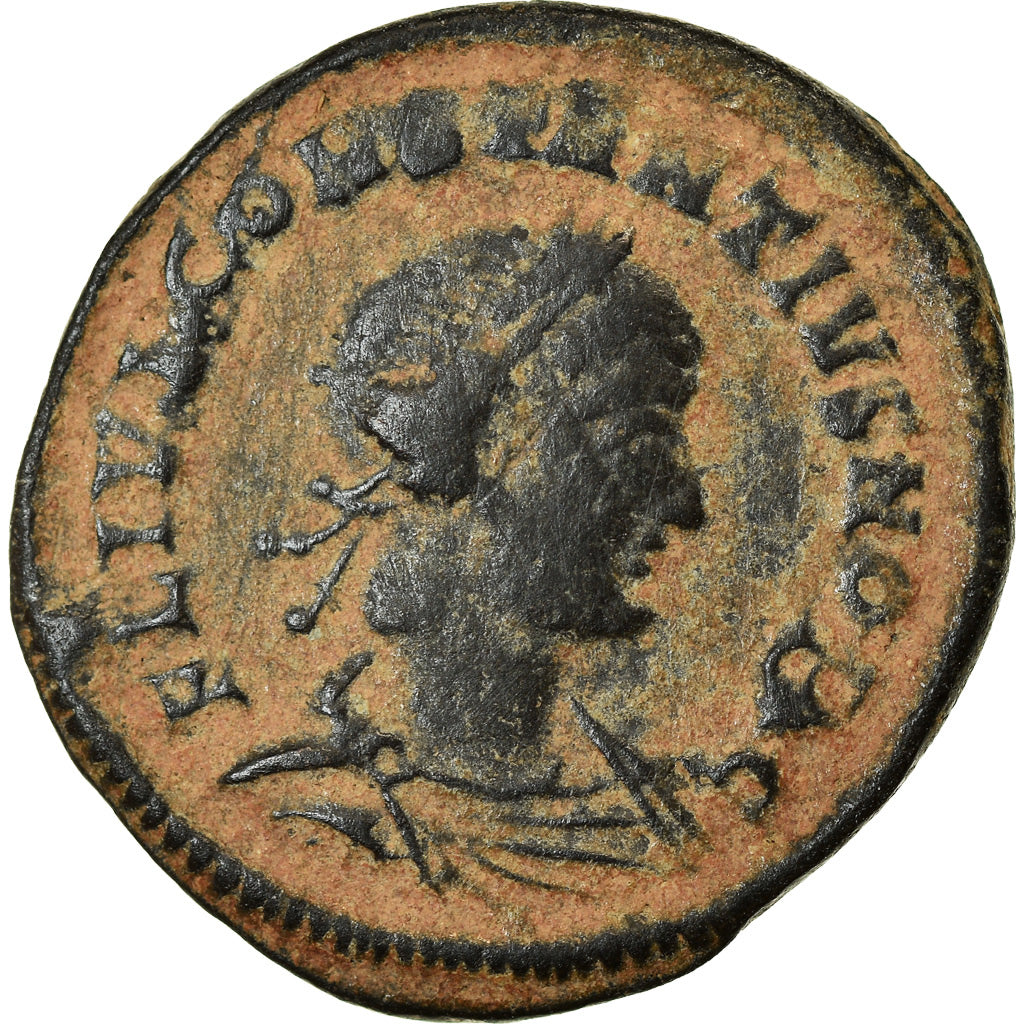Coin, Constantius II, Nummus, 336-337, Nicomedia, VF(30-35), Bronze, RIC:201