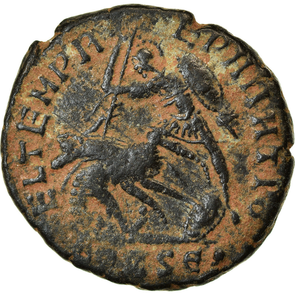 Coin, Constantius II, Reduced maiorina, 350-355, Thessalonica, EF(40-45), Bronze