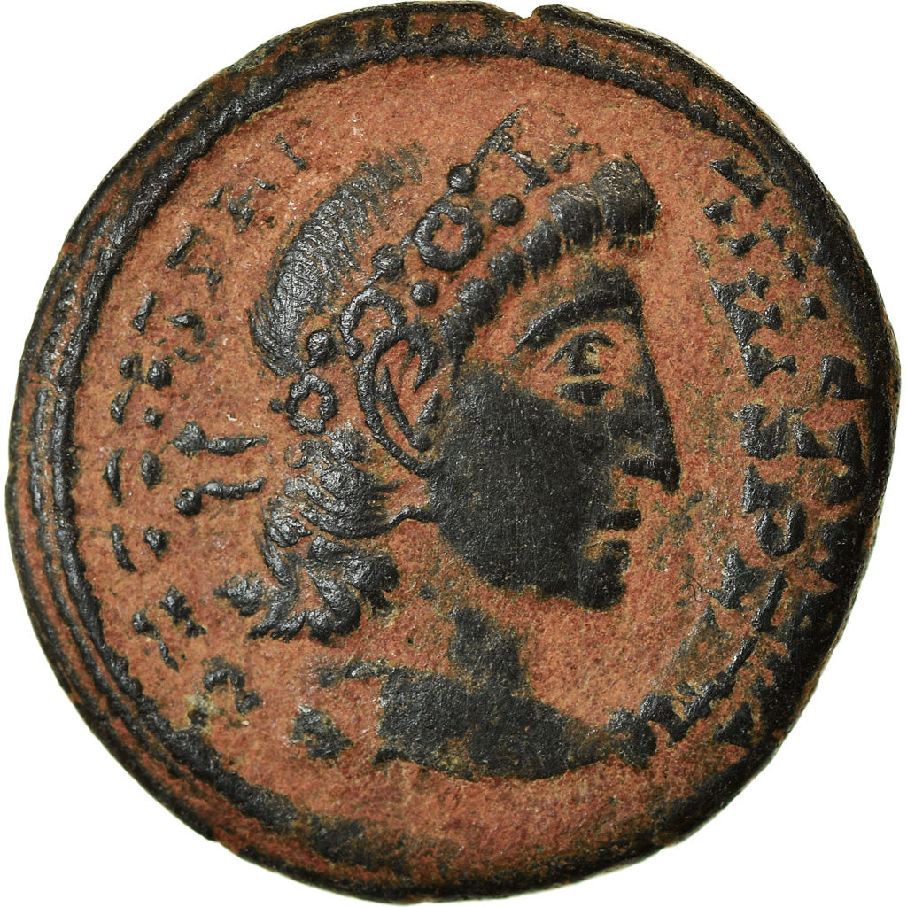 Coin, Constantius II, Nummus, 347-348, Kyzikos, EF(40-45), Bronze, RIC:49