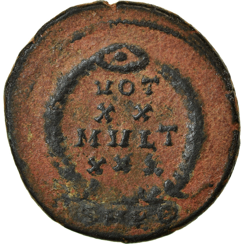 Coin, Constantius II, Nummus, 347-348, Kyzikos, EF(40-45), Bronze, RIC:49