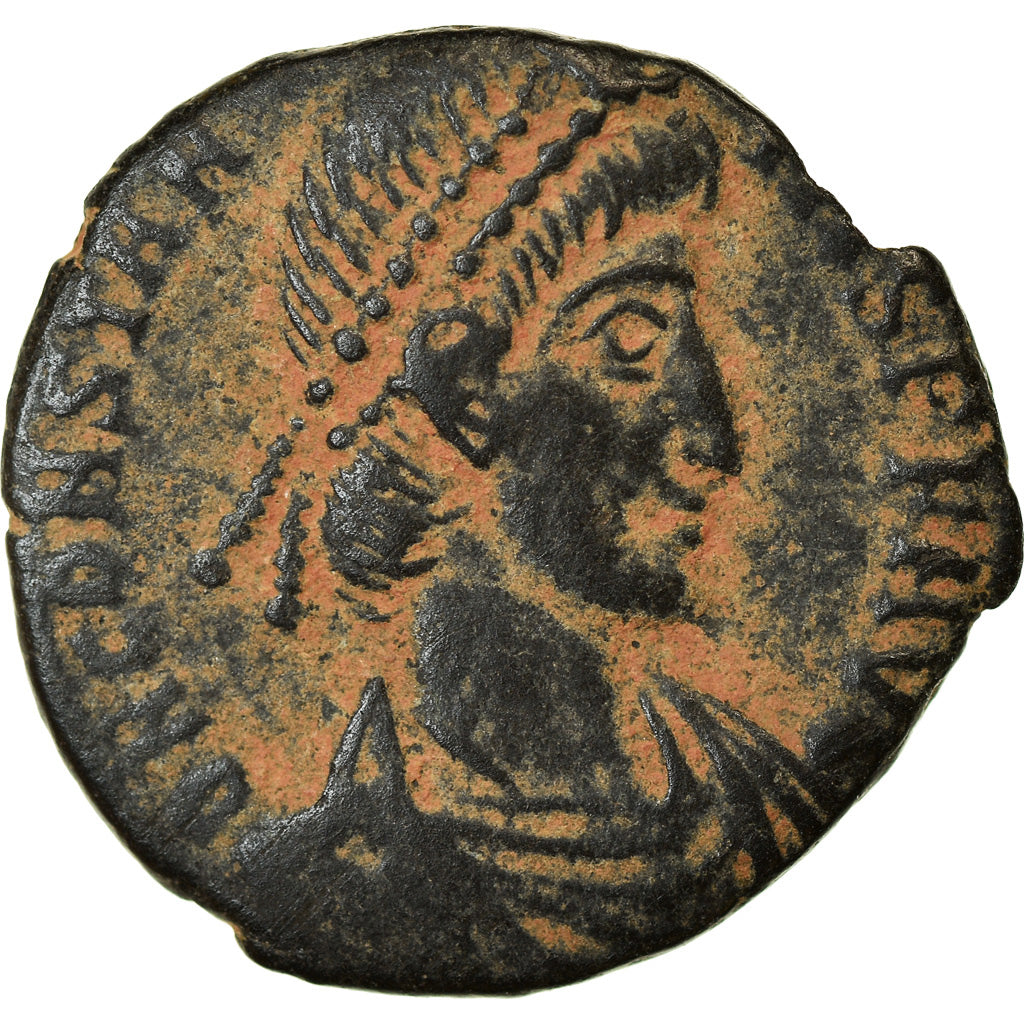 Moneta, Constantius II, Nummus, 352-355, Aquileia, EF(40-45), Bronze