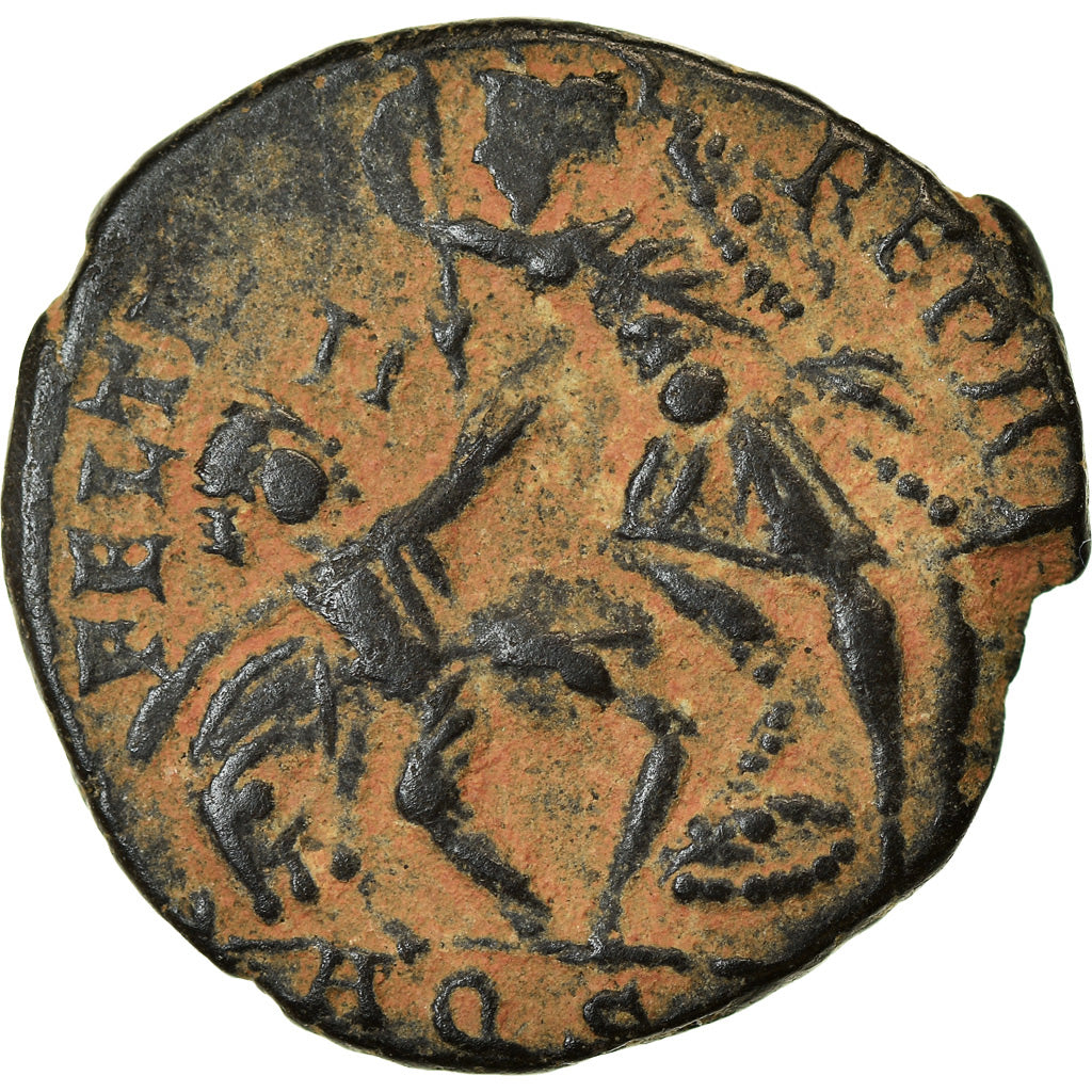 Moneta, Constantius II, Nummus, 352-355, Aquileia, EF(40-45), Bronze