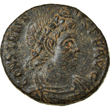 Coin, Constantius II, Nummus, 347-348, Uncertain Mint, AU(50-53), Bronze