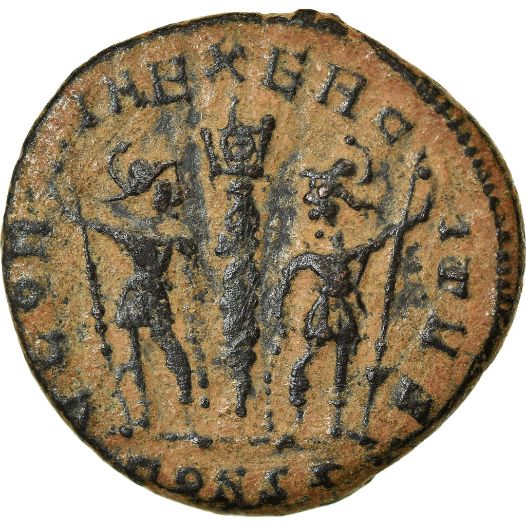 Coin, Constantius II, Nummus, 336-337, Constantinople, EF(40-45), Bronze