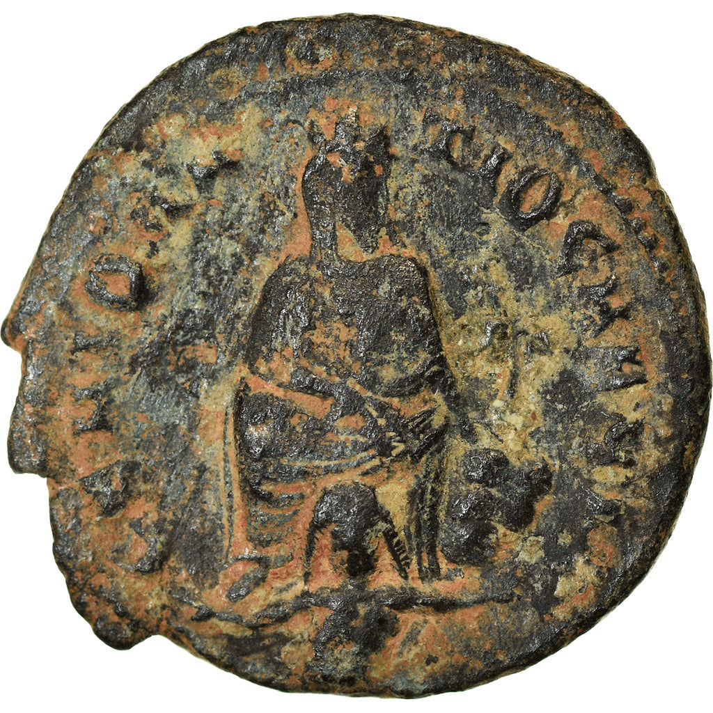 Coin, Time of Maximinus II, Nummus, AD 310-313, Antioch, VF(30-35), Bronze