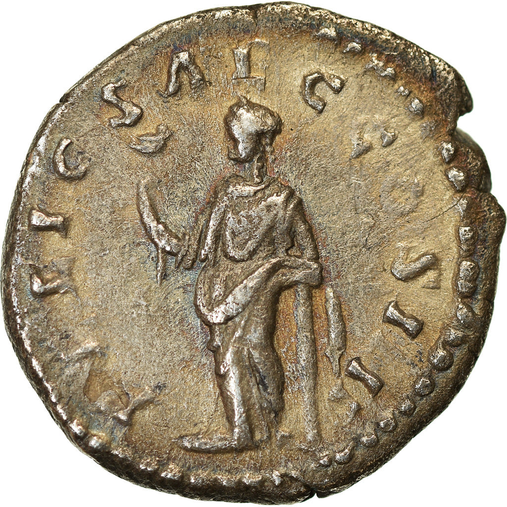 Coin, Antoninus Pius, Denarius, 160-161, Rome, EF(40-45), Silver, RIC:309
