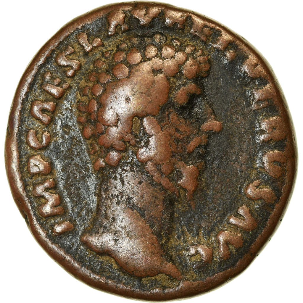 Coin, Lucius Verus, As, 161-162, Rome, VF(30-35), Bronze, RIC:1314