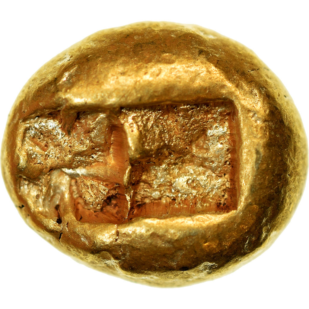 Coin, Lydia, Alyattes, 1/3 Stater, 610-546 BC, Sardes, EF(40-45), Electrum