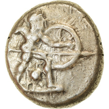 Coin, Pamphylia, Aspendos, Stater, 465-430 BC, EF(40-45), Silver