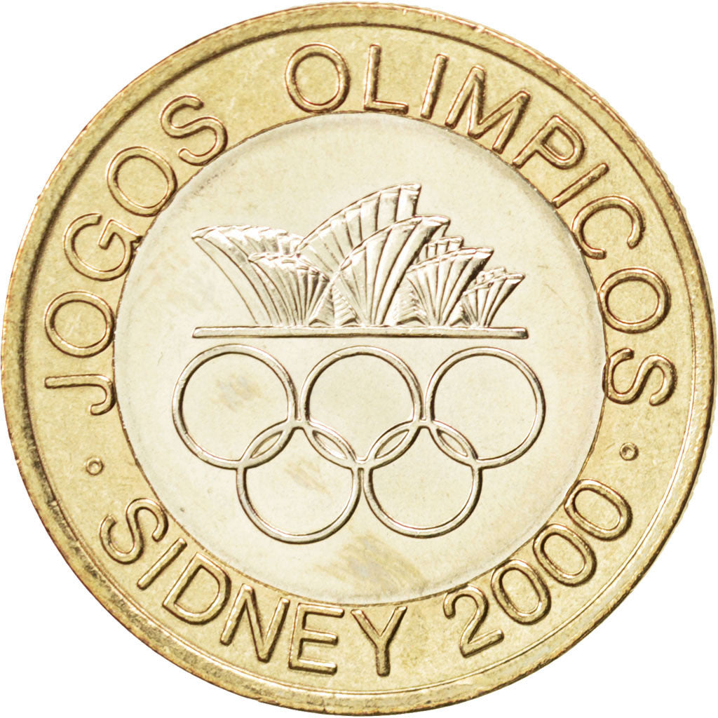 Coin, Portugal, 200 Escudos, 2000, MS(63), Bi-Metallic, KM:726