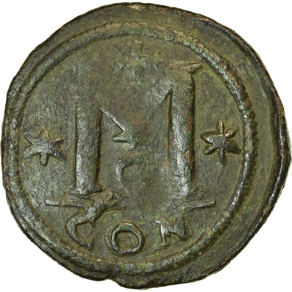 Münze, Anastasius I, Follis, 498-507, Constantinople, S+, Bronze, Sear:19