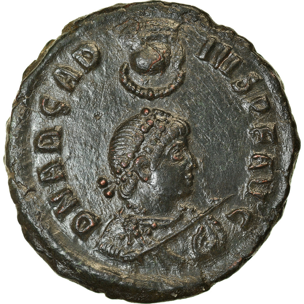 Coin, Arcadius, Maiorina pecunia, 383-395, Constantinople, AU(50-53), Bronze