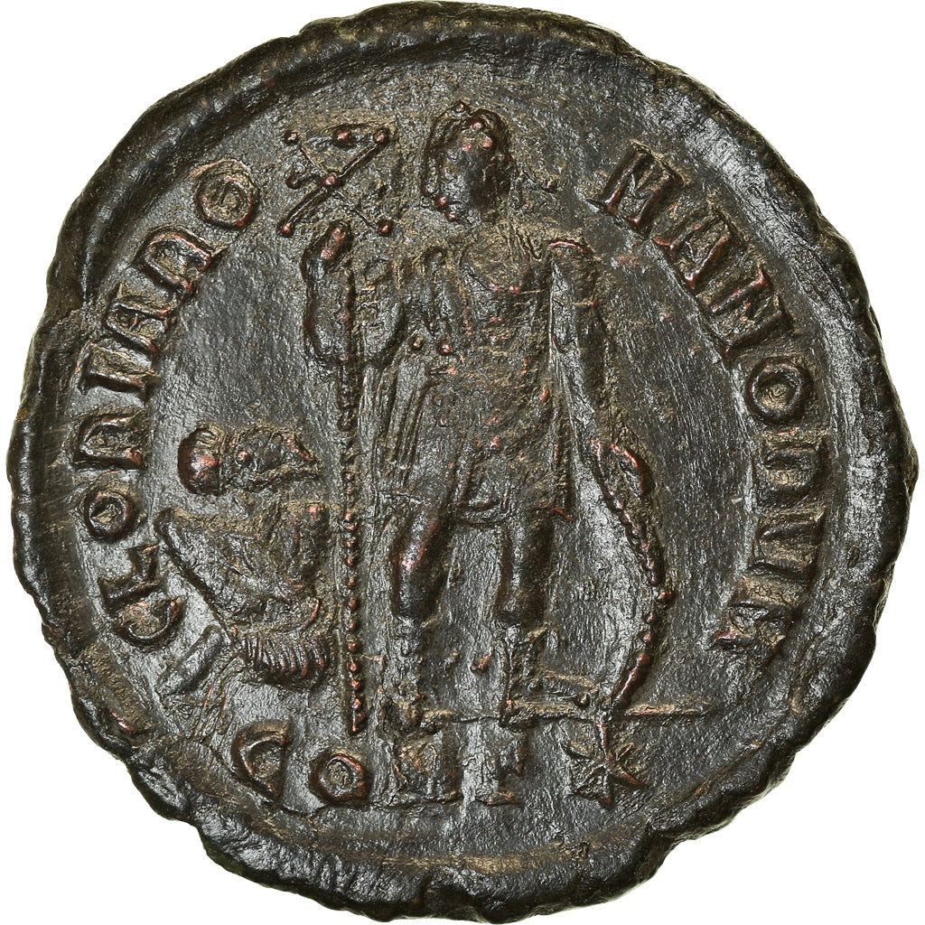 Coin, Arcadius, Maiorina pecunia, 383-395, Constantinople, AU(50-53), Bronze