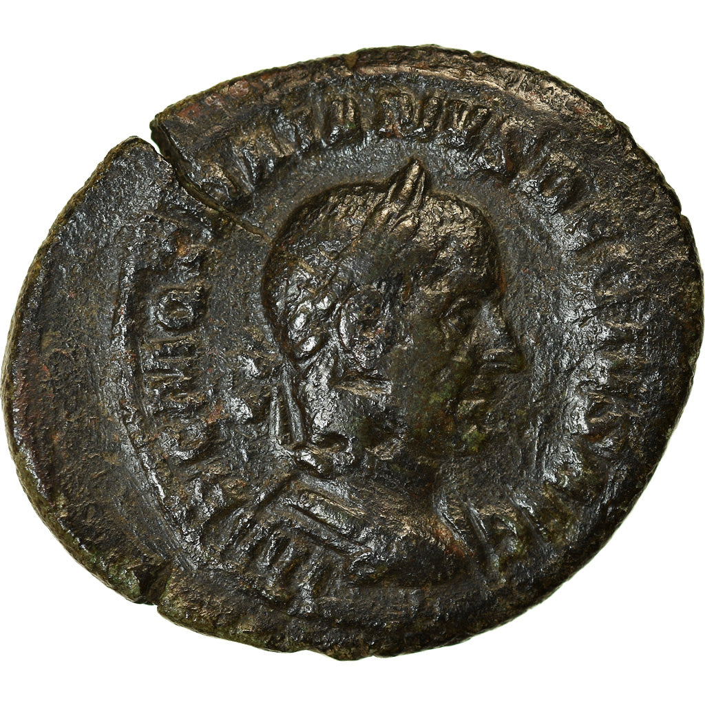Coin, Trajan Decius, Semis, 259-260, Rome, EF(40-45), Bronze, RIC:128