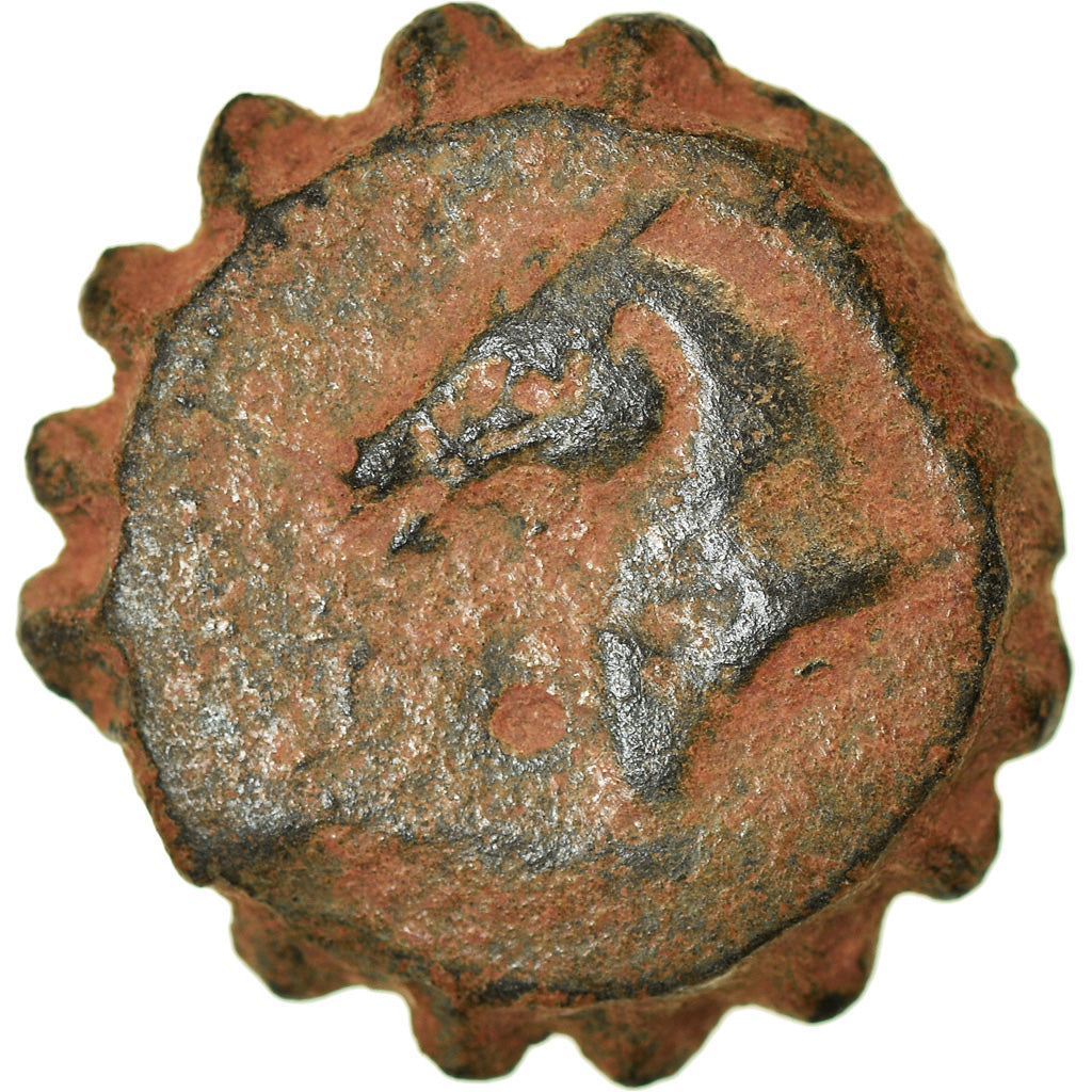 Coin, Seleukid Kingdom, Demetrios I Soter, Serrate Æ, 162-150 BC, Antioch