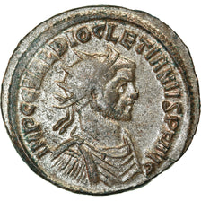 Moneta, Diocletian, Antoninianus, AD 285, Ticinum, AU(50-53), Bilon, RIC:244