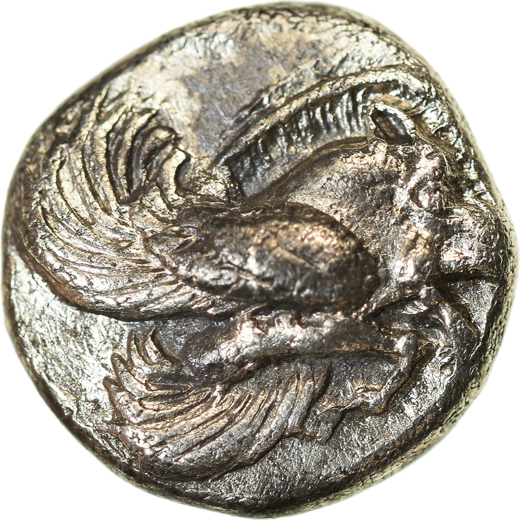Coin, Ionia, Klazomenai, Diobol, 480-400 BC, EF(40-45), Silver
