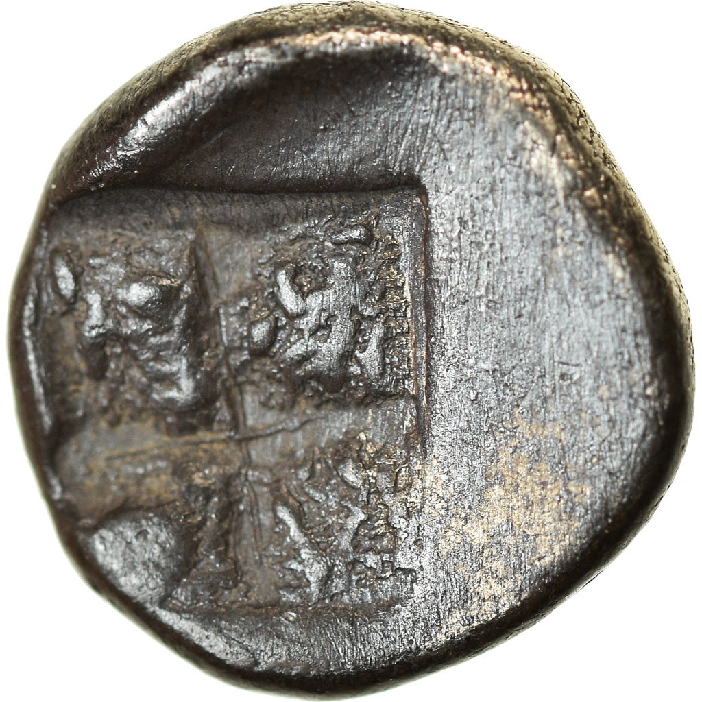 Coin, Ionia, Klazomenai, Diobol, 480-400 BC, EF(40-45), Silver