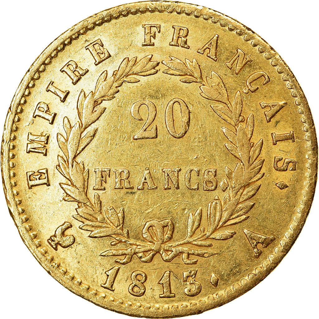 Monnaie, France, Napoléon I, 20 Francs, 1813, Paris, TTB, Or, Gadoury:1025