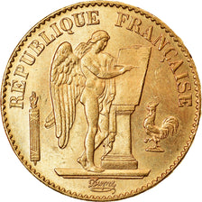 Coin, France, Génie, 20 Francs, 1893, Paris, MS(60-62), Gold, KM:825