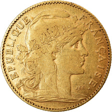 Coin, France, Marianne, 10 Francs, 1900, Paris, EF(40-45), Gold, KM:846