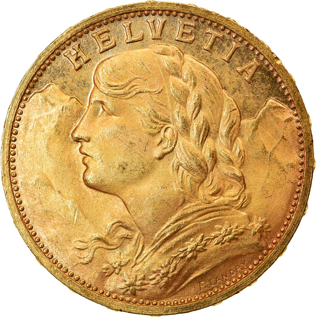 Moneda, Suiza, 20 Francs, 1930, Bern, SC, Oro, KM:35.1