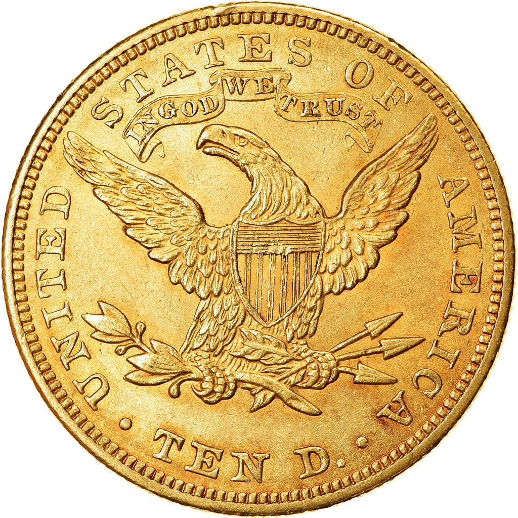 Moneta, USA, Coronet Head, $10, Eagle, 1905, Philadelphia, MS(63), Złoto