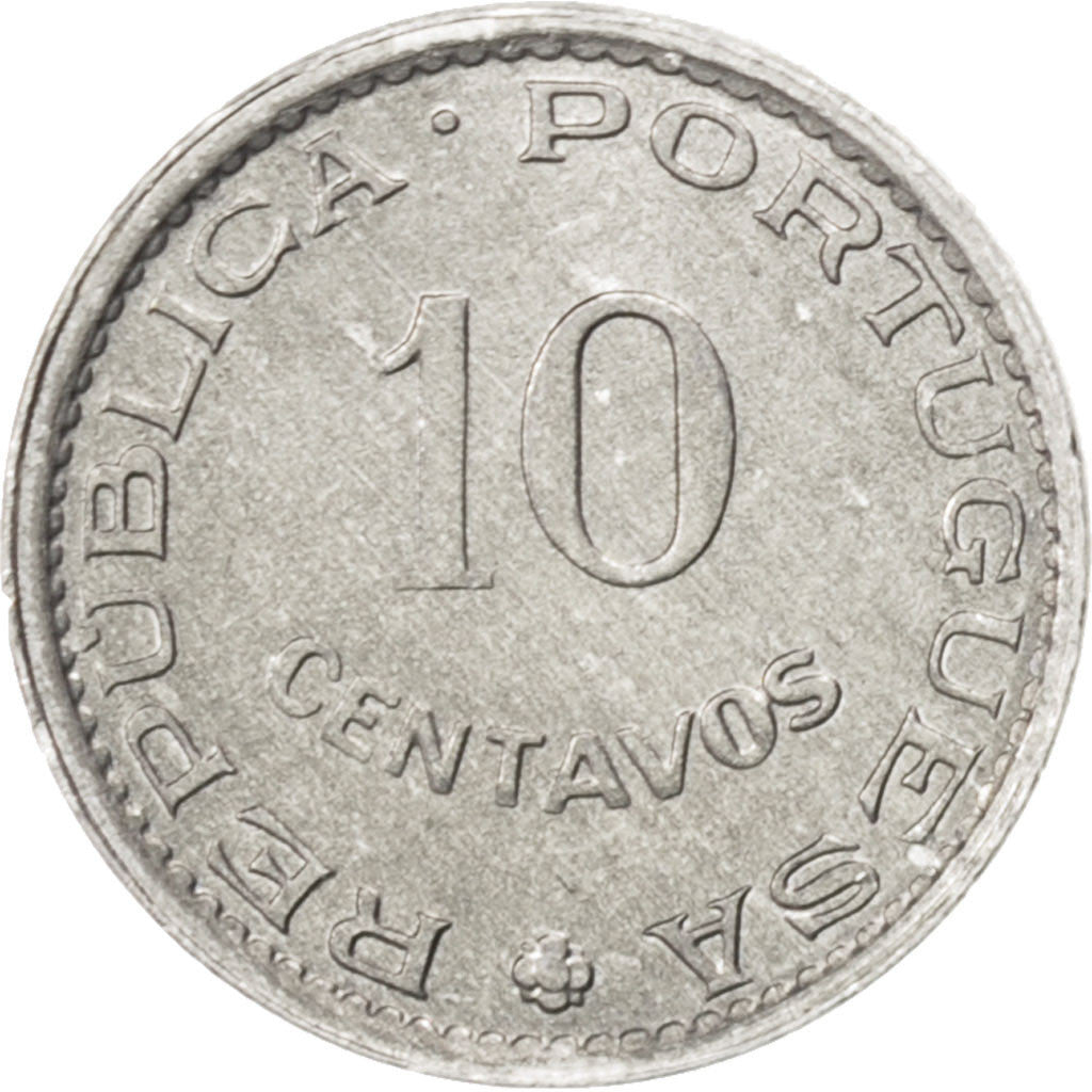 Coin, Guinea-Bissau, 10 Centavos, 1973, MS(63), Aluminum, KM:12