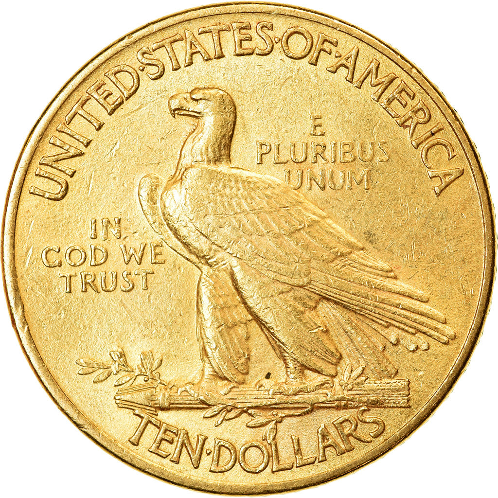 Moneta, USA, Indian Head, $10, Eagle, 1913, Philadelphia, AU(55-58), Złoto