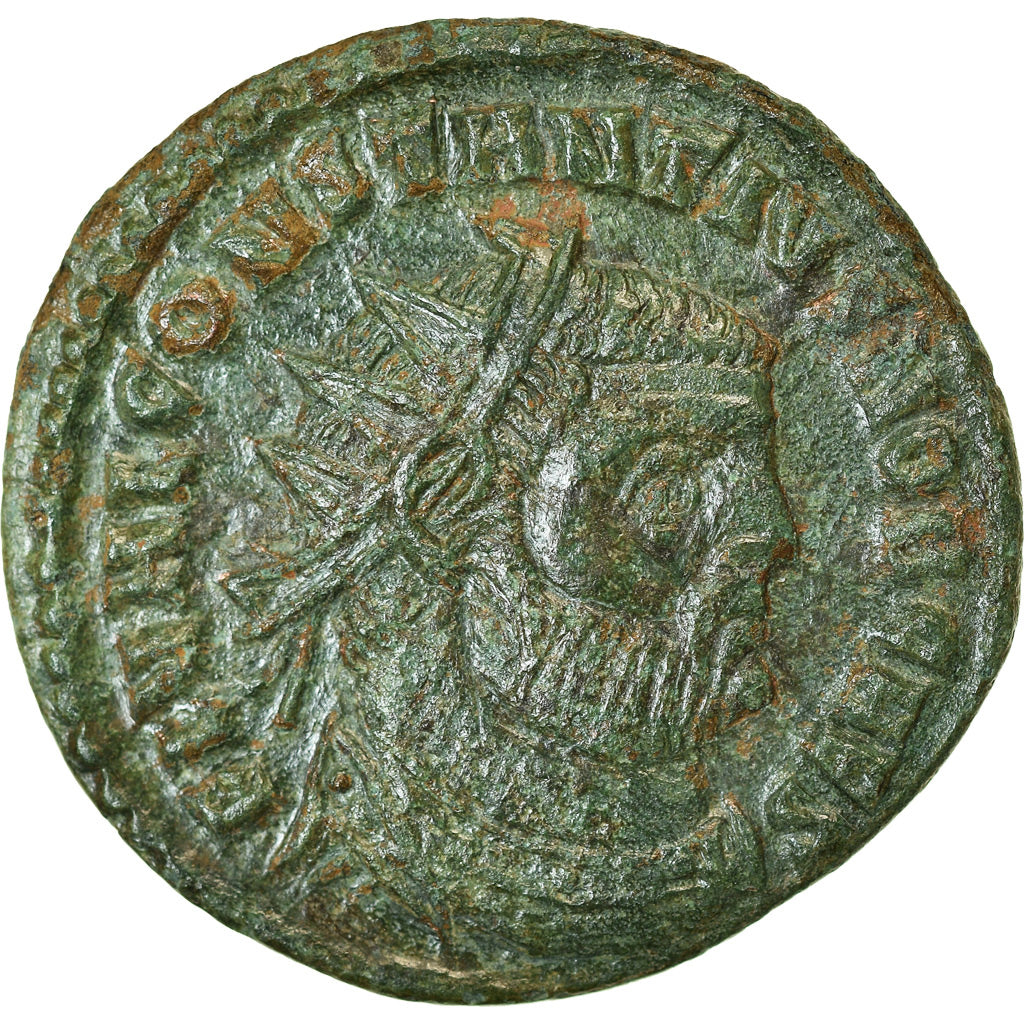 Coin, Constantius I, Antoninianus, 295-299, Kyzikos, AU(50-53), Bronze, RIC:18a