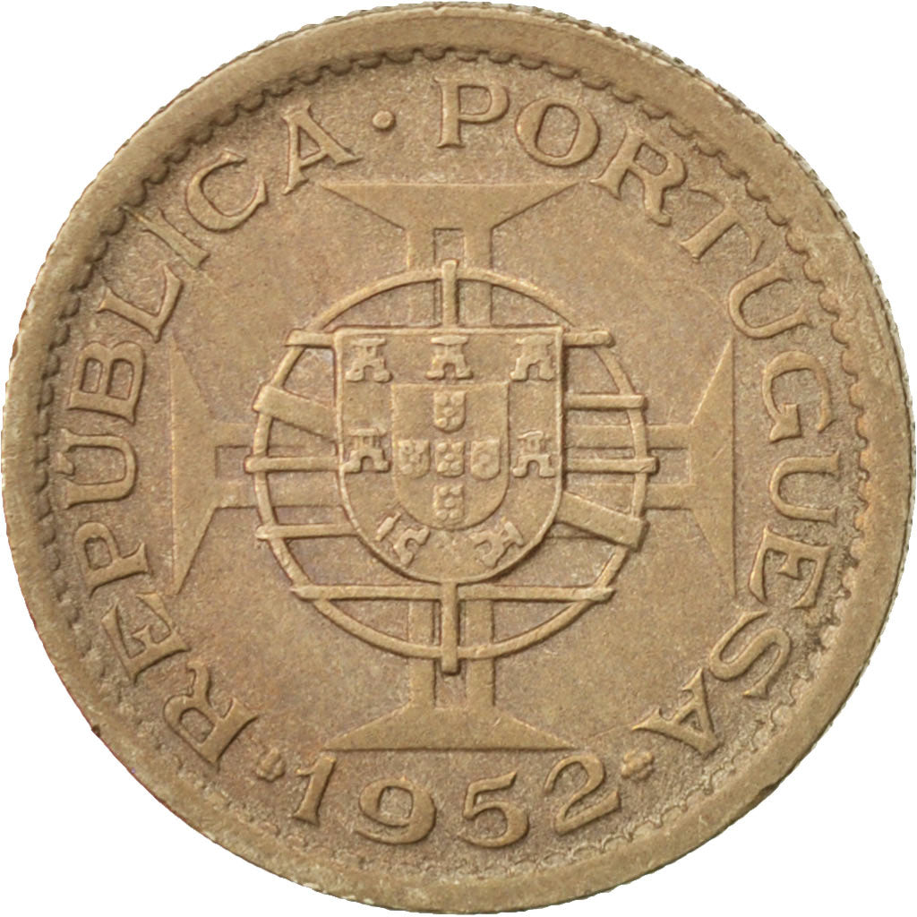 Guinea-Bissau, 2-1/2 Escudos, 1952, SPL-, Rame-nichel, KM:9