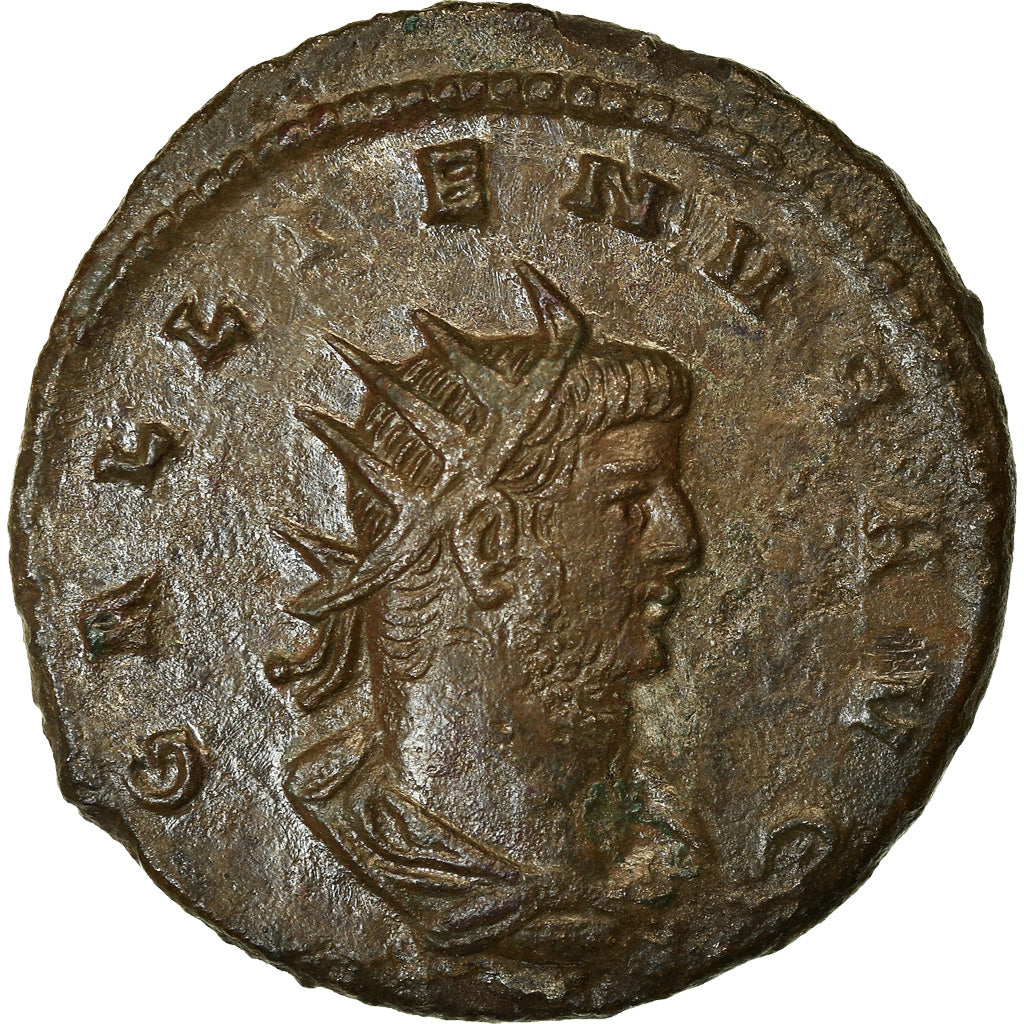 Coin, Gallienus, Antoninianus, 263, Antioch, AU(50-53), Billon, RIC:673