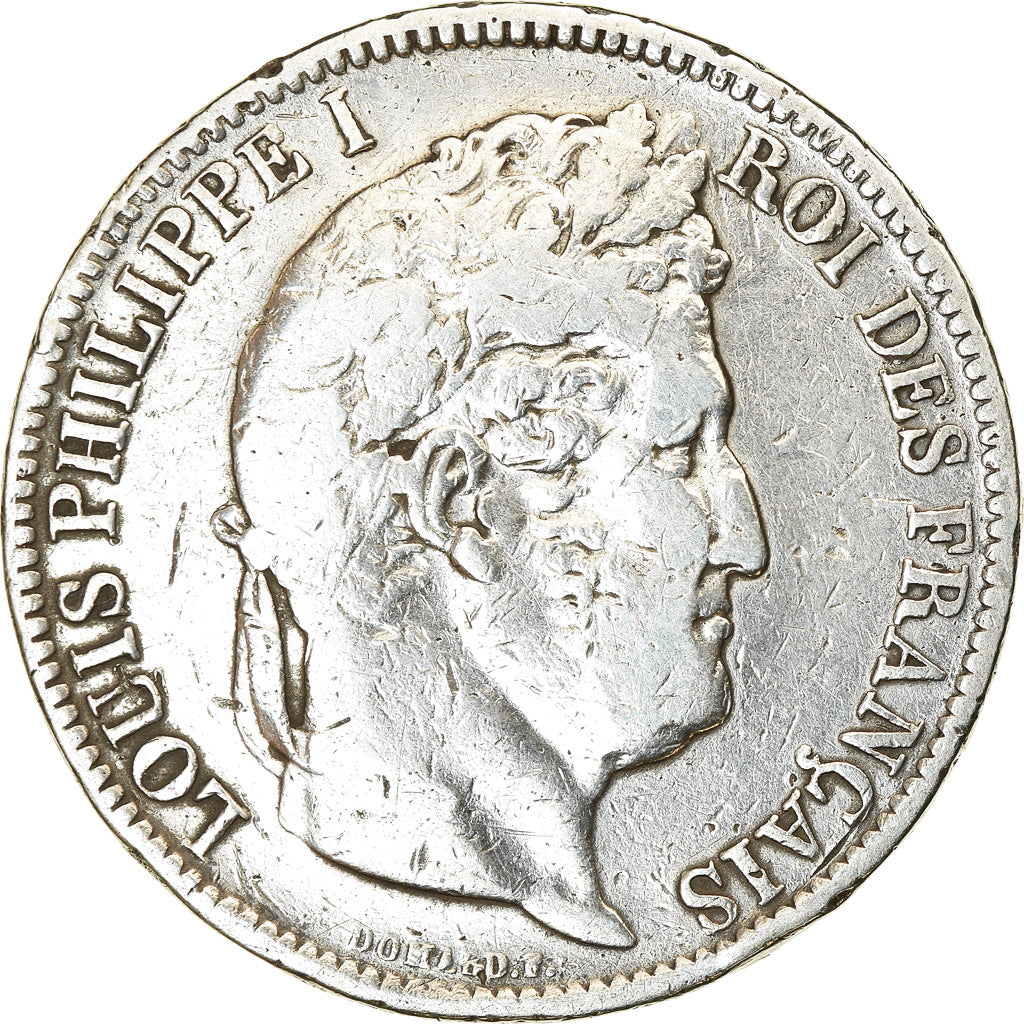 Coin, France, Louis-Philippe, 5 Francs, 1831, Rouen, VF(20-25), Silver