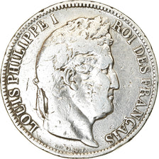Coin, France, Louis-Philippe, 5 Francs, 1831, Rouen, VF(20-25), Silver