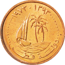 QATAR, Dirham, 1973, KM #2, MS(63), Bronze, 15, 1.50
