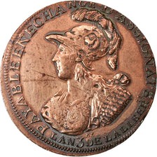 Coin, France, 2 Sols 6 Deniers, 6 blancs de Montagny, 1791, VF(30-35), Copper